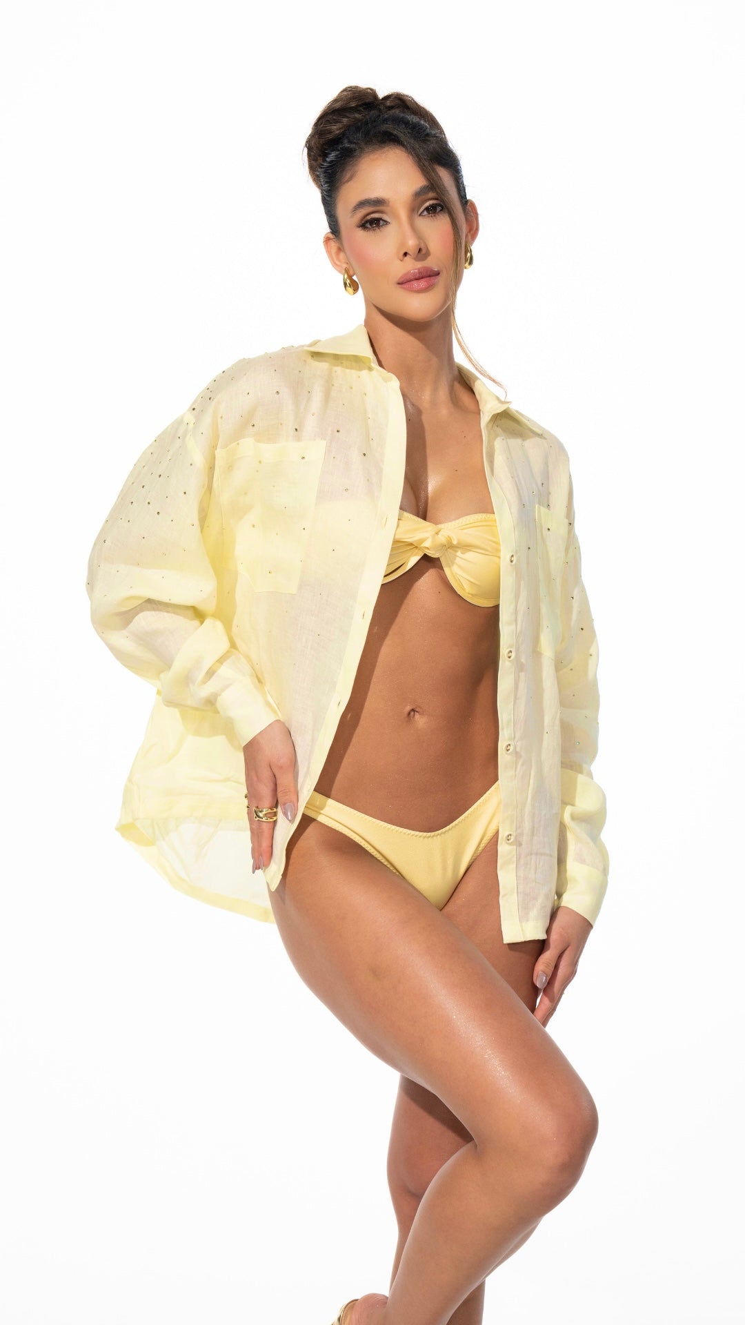 Camisa Solea - Color Amarillo