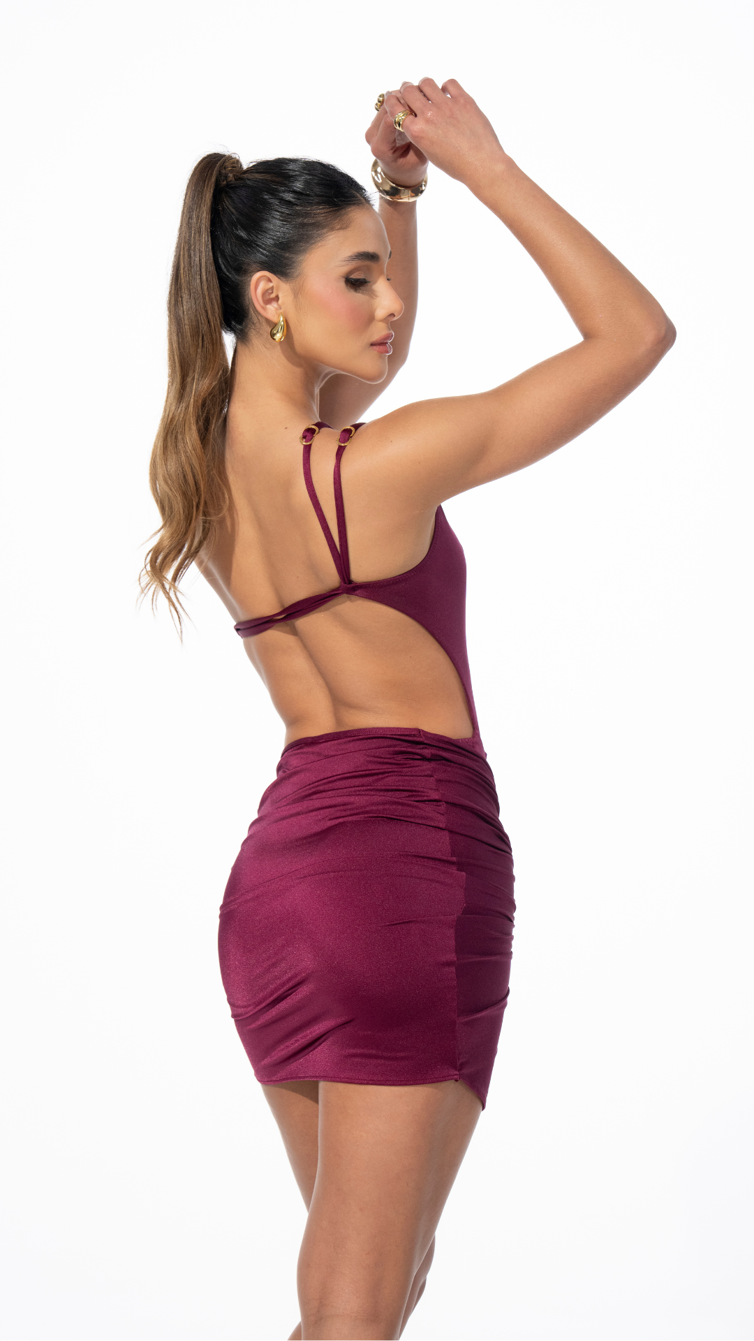 Falda Rubí - Color Vino