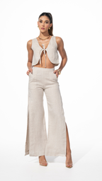 Pantalon Caribe - Color Crudo